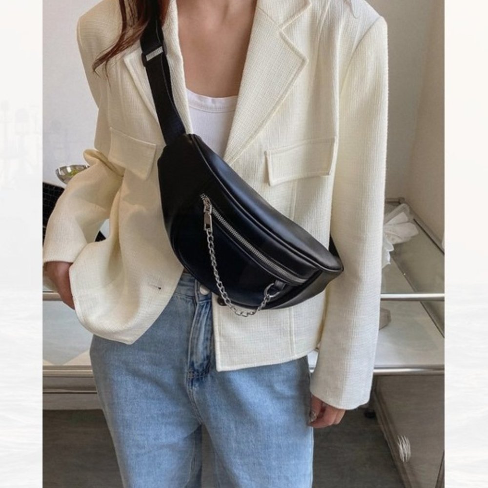 New Decor Zip Front Fanny Pack 213